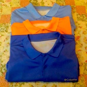 Columbia PFG short sleeve knit shirts XL Bundle